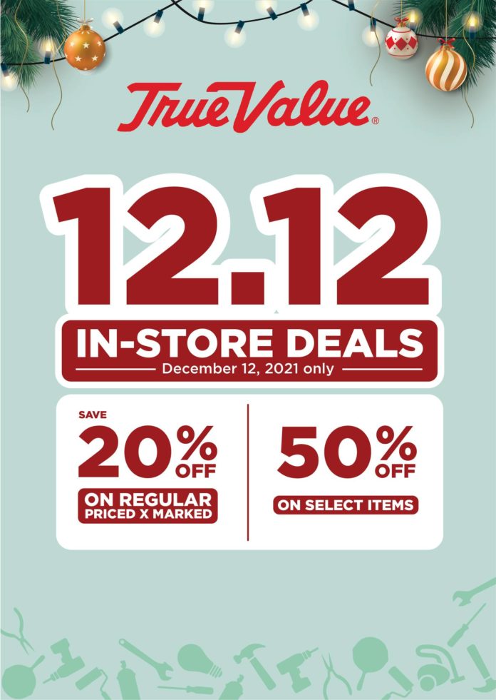 True Value 12 12 In Store Deals Manila On Sale   True Value Dec 12 Deals 2021 Promo Poster 696x981 