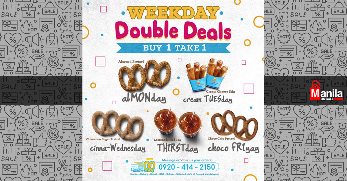 Auntie Anne’s – BUY 1 TAKE 1 Delivery Promo | Manila On Sale