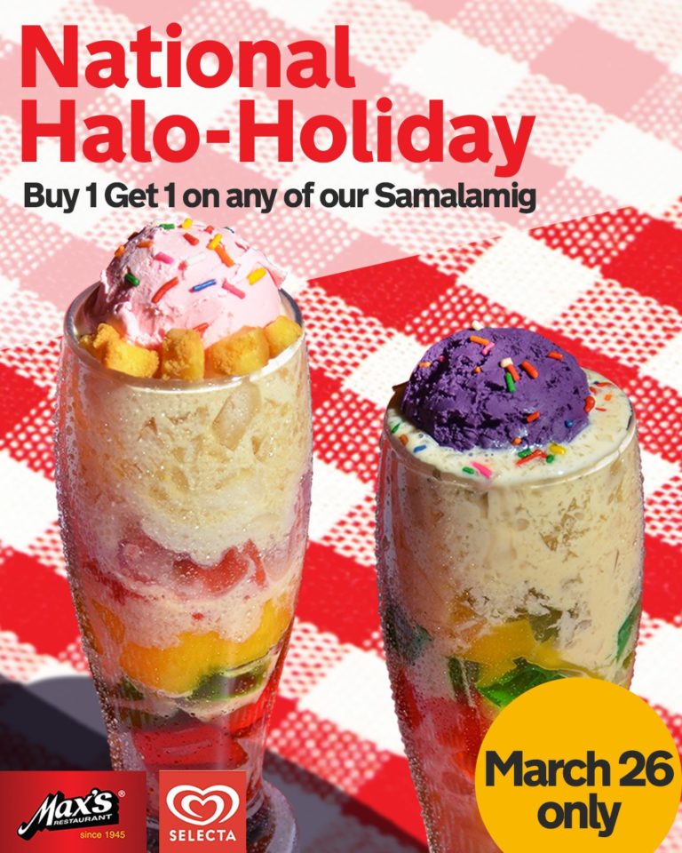 Max’s National HaloHoliday Promo Manila On Sale