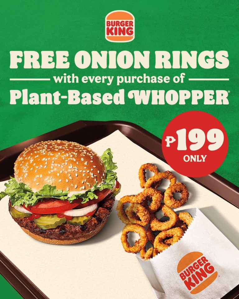 Burger King – FREE Onion Rings Promo | Manila On Sale