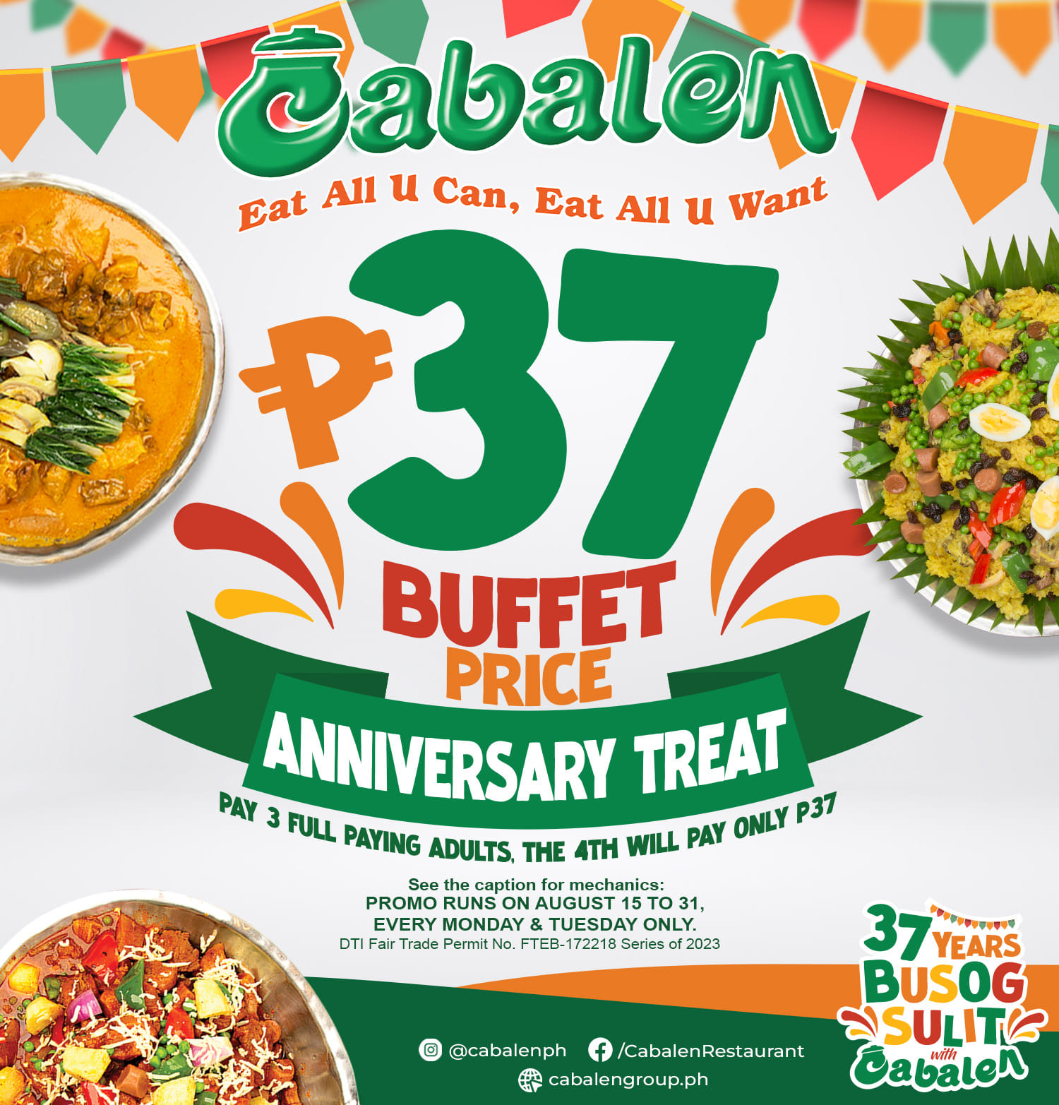 Cabalen’s All-You-Can-Eat Buffet for Only 37 Pesos: Limited Time Offer ...